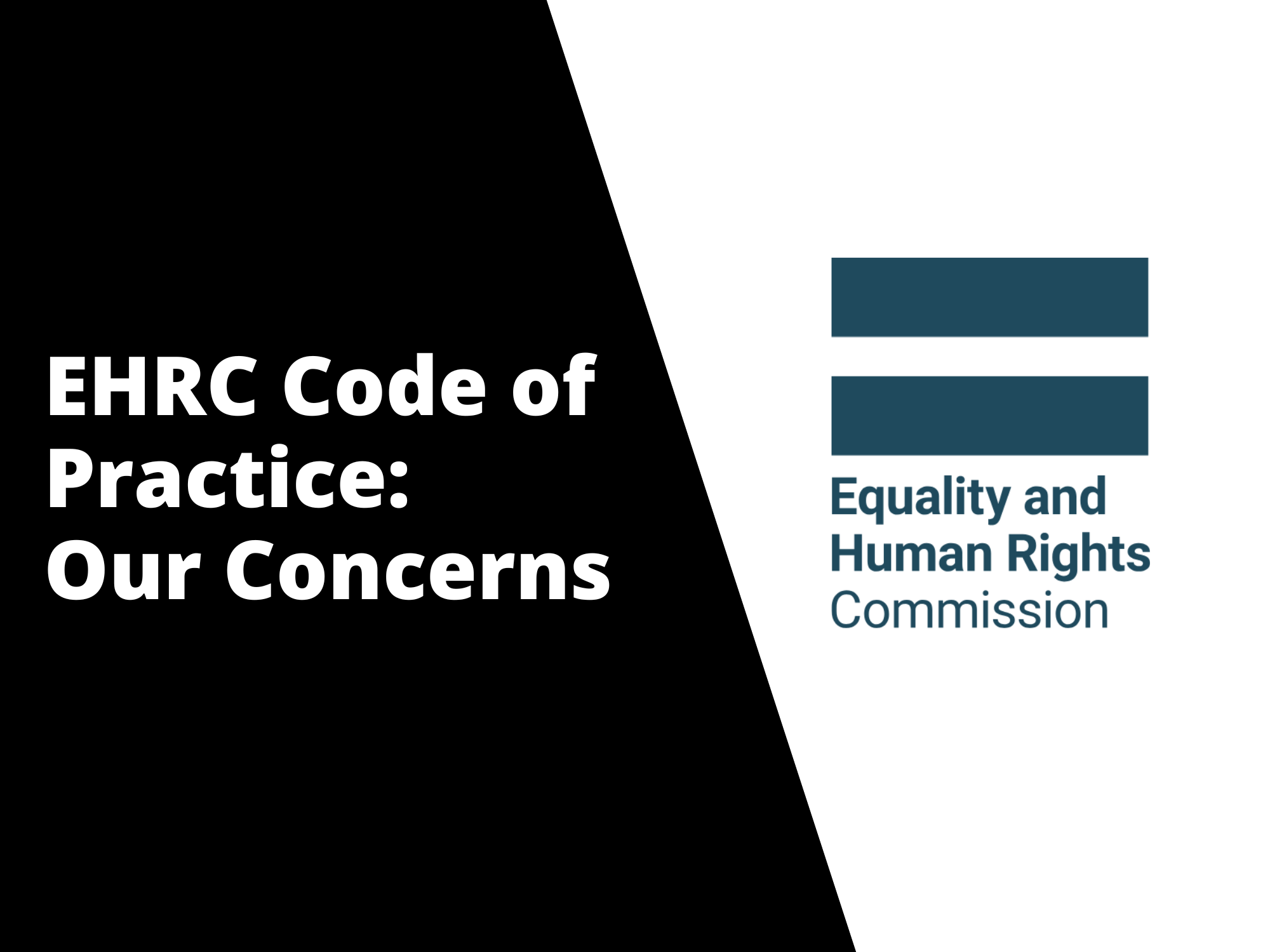 EHRC Code of Practice - Our Concerns