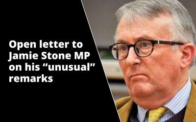 Open letter to Jamie Stone MP on his “unusual’ remarks